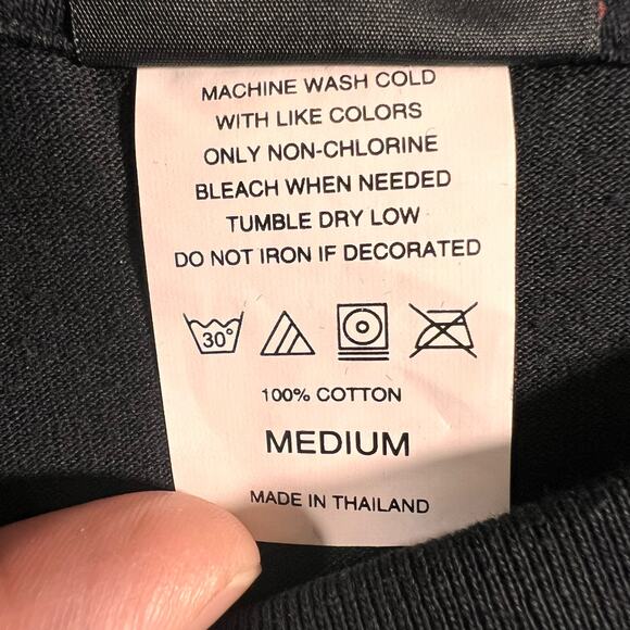 Vintage, NWOT, Red Hot Chili Peppers, Asterisk 1998, Wall of Fame Tag, Size: M, - Picture 7 of 8